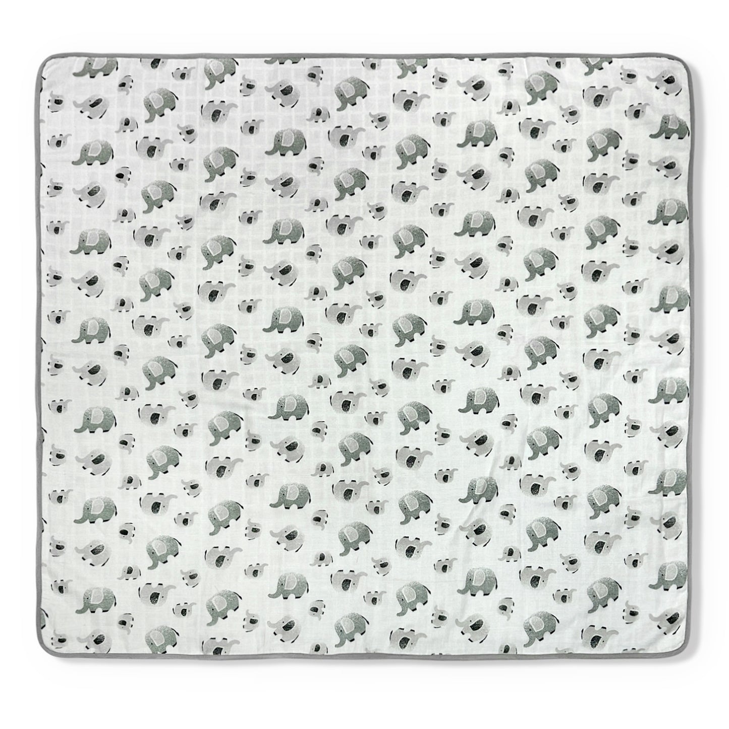 Grey Trunk Muslin Blanket