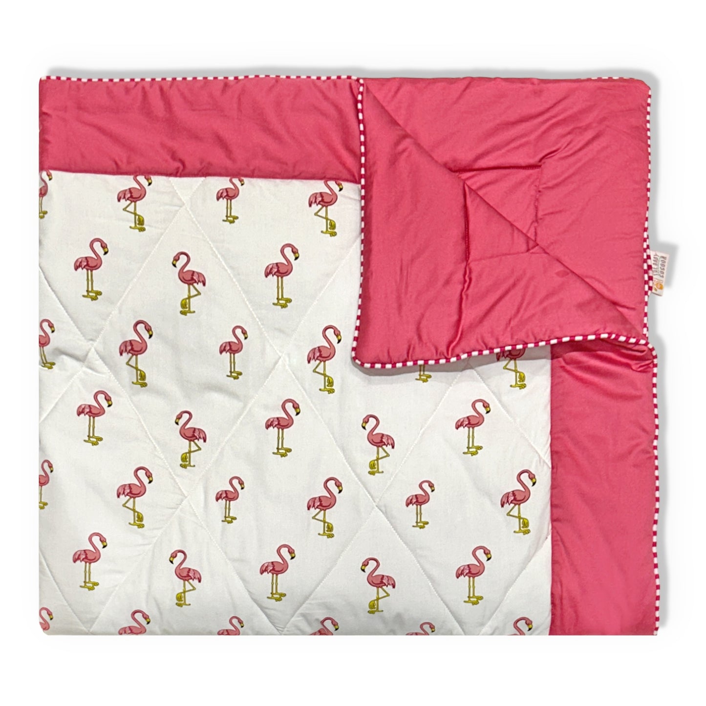 Pink Flamingo Toddler's Quilt