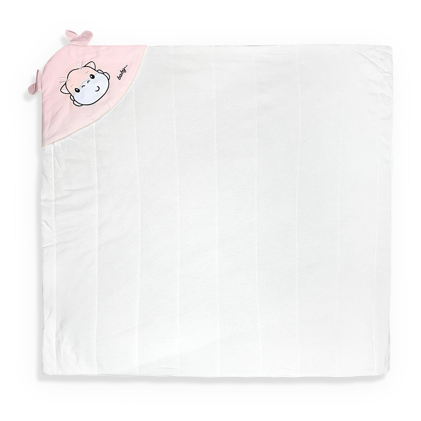 Pink Hooded Blanket Wrap