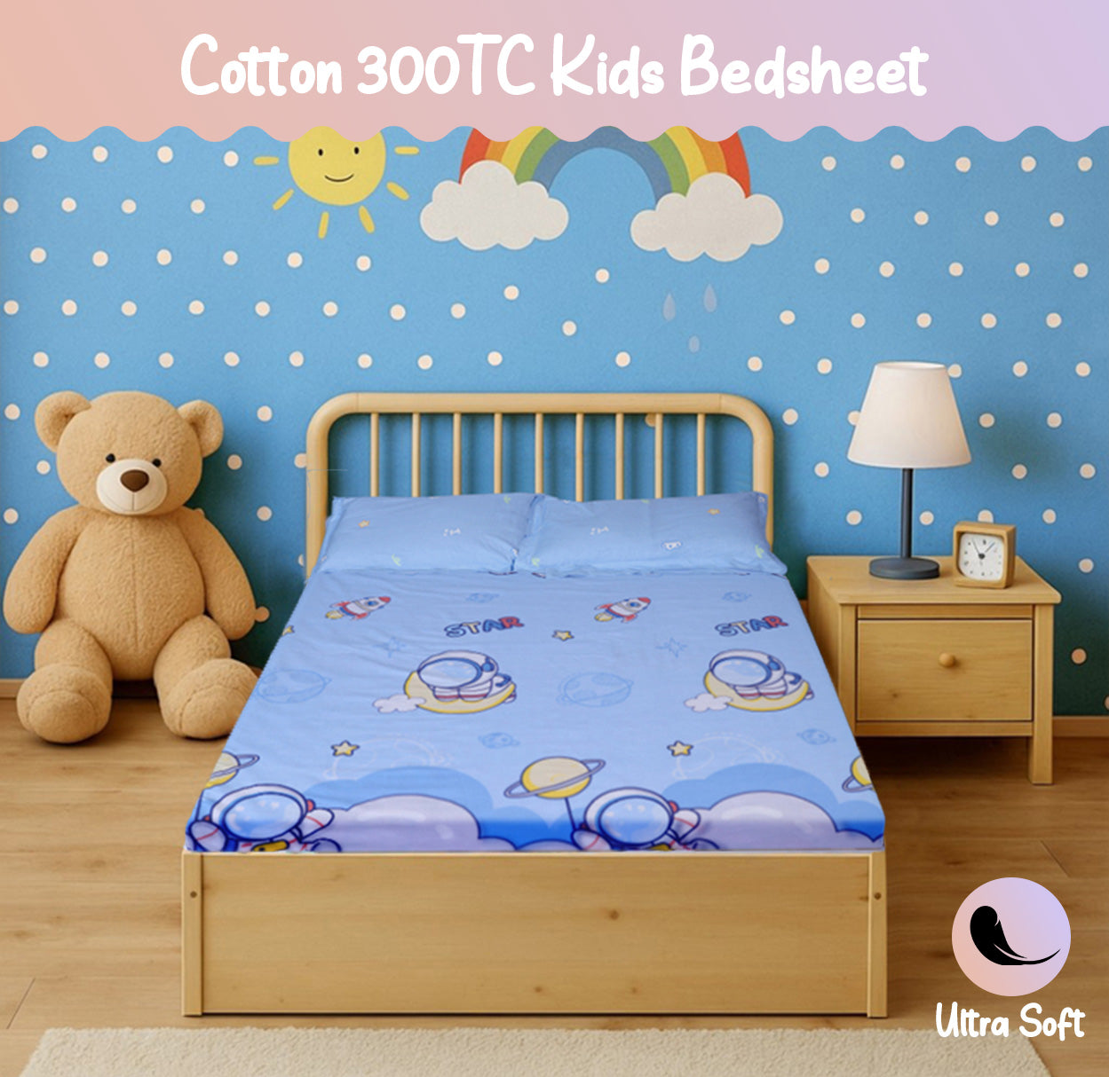 Outer Space Double Bedsheet