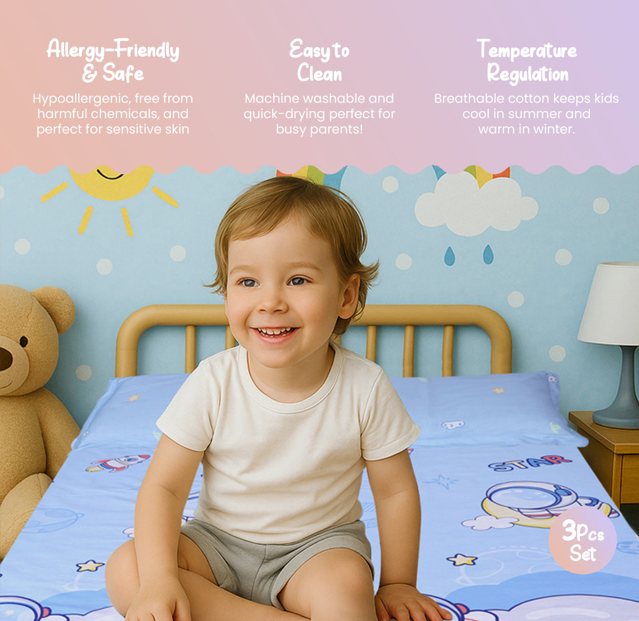 Outer Space Double Bedsheet