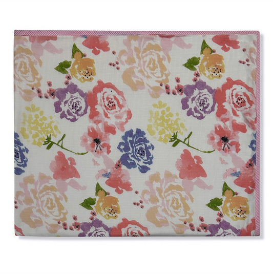 Floral Paradise Muslin Blanket