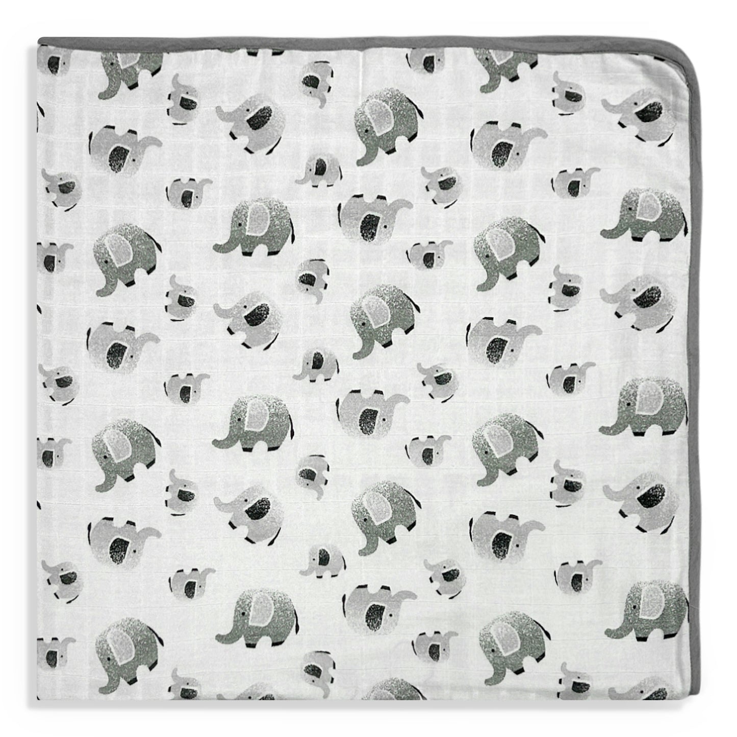 Grey Trunk Muslin Blanket