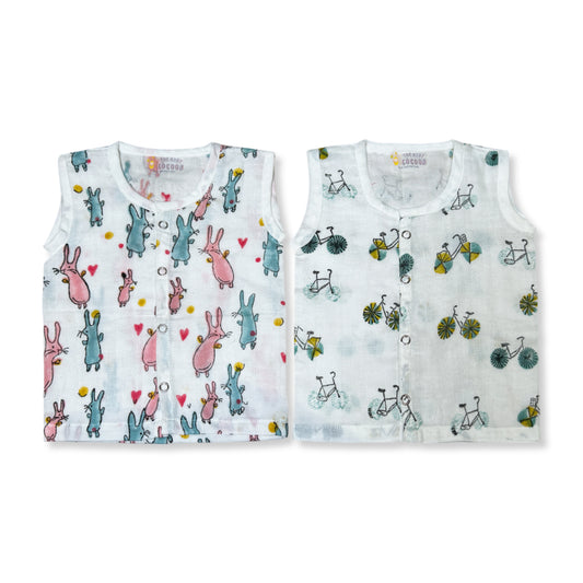 Block Print Jhabla Set