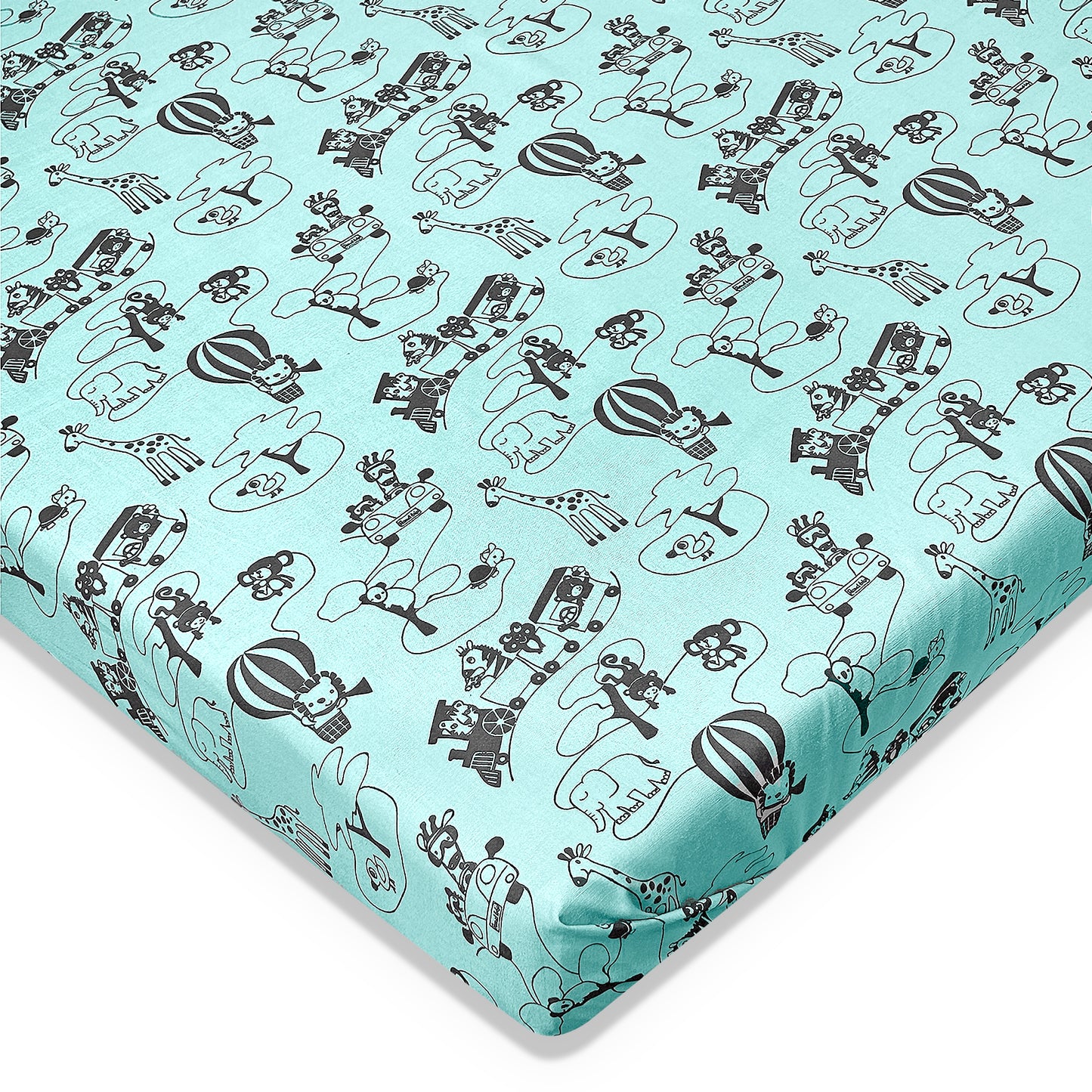 Zoo Parade Crib Sheet