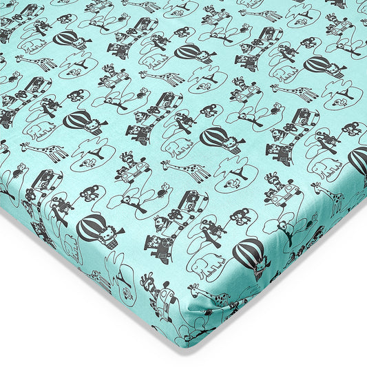 Zoo Parade Crib Sheet