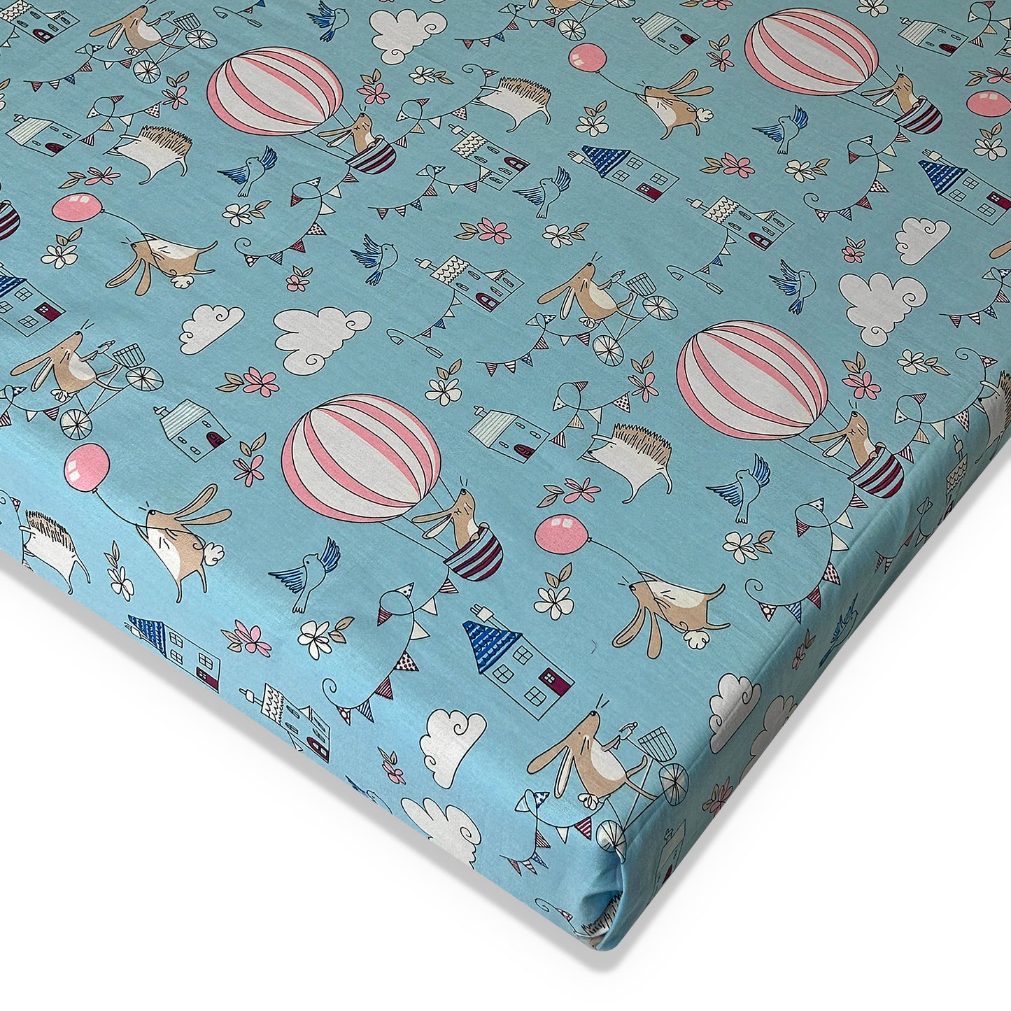 Hot Air Balloon Crib Sheet