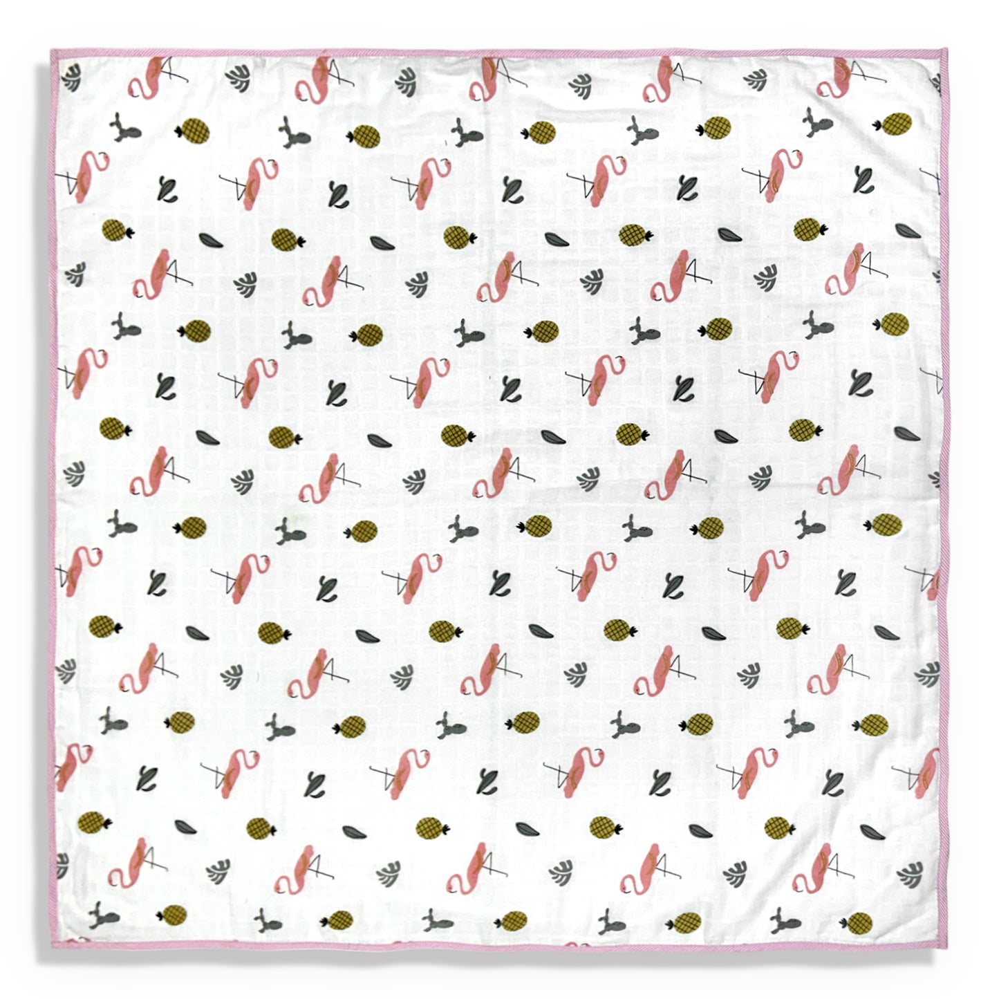 Flamingo's Muslin Blanket