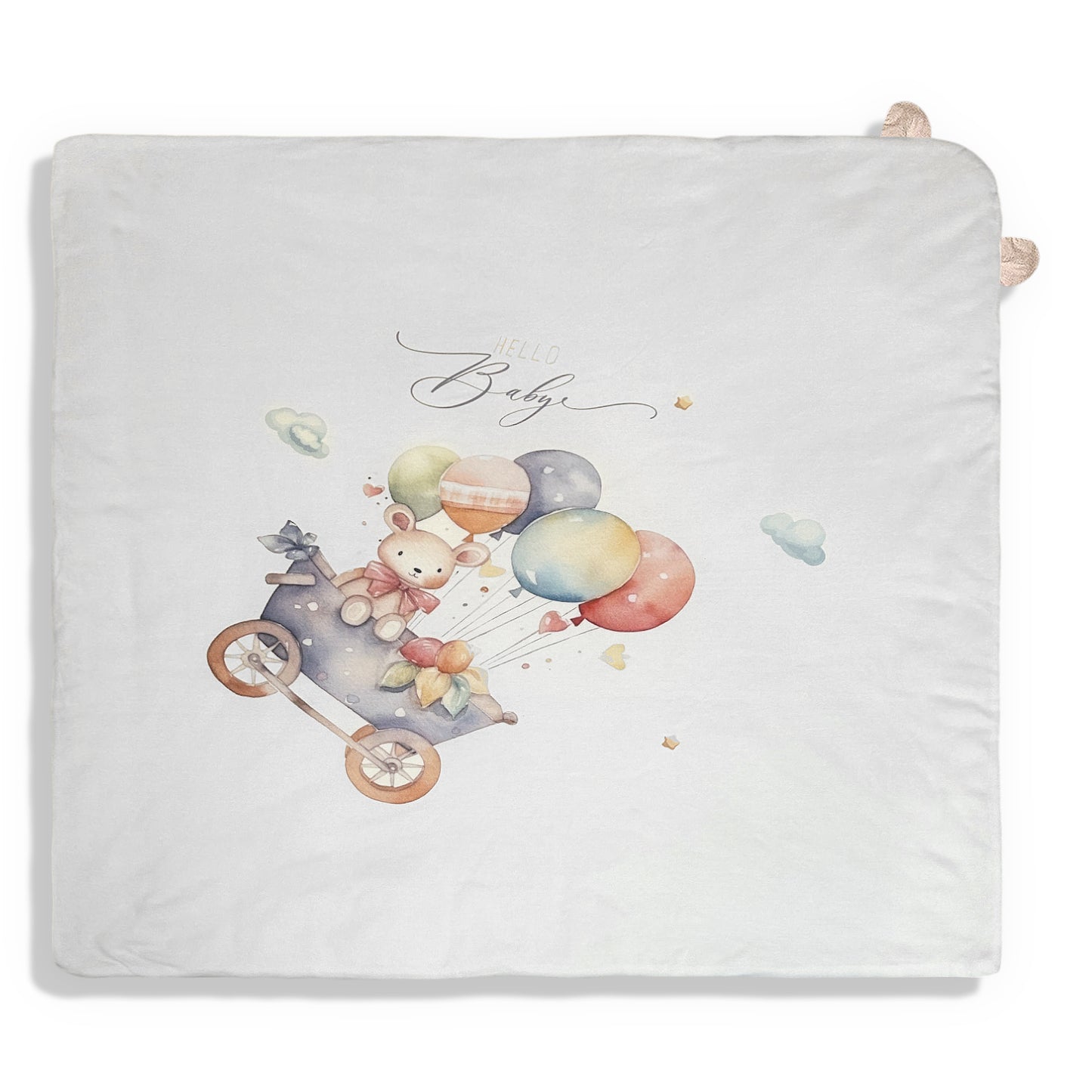 Navy Hooded Blanket Wrap