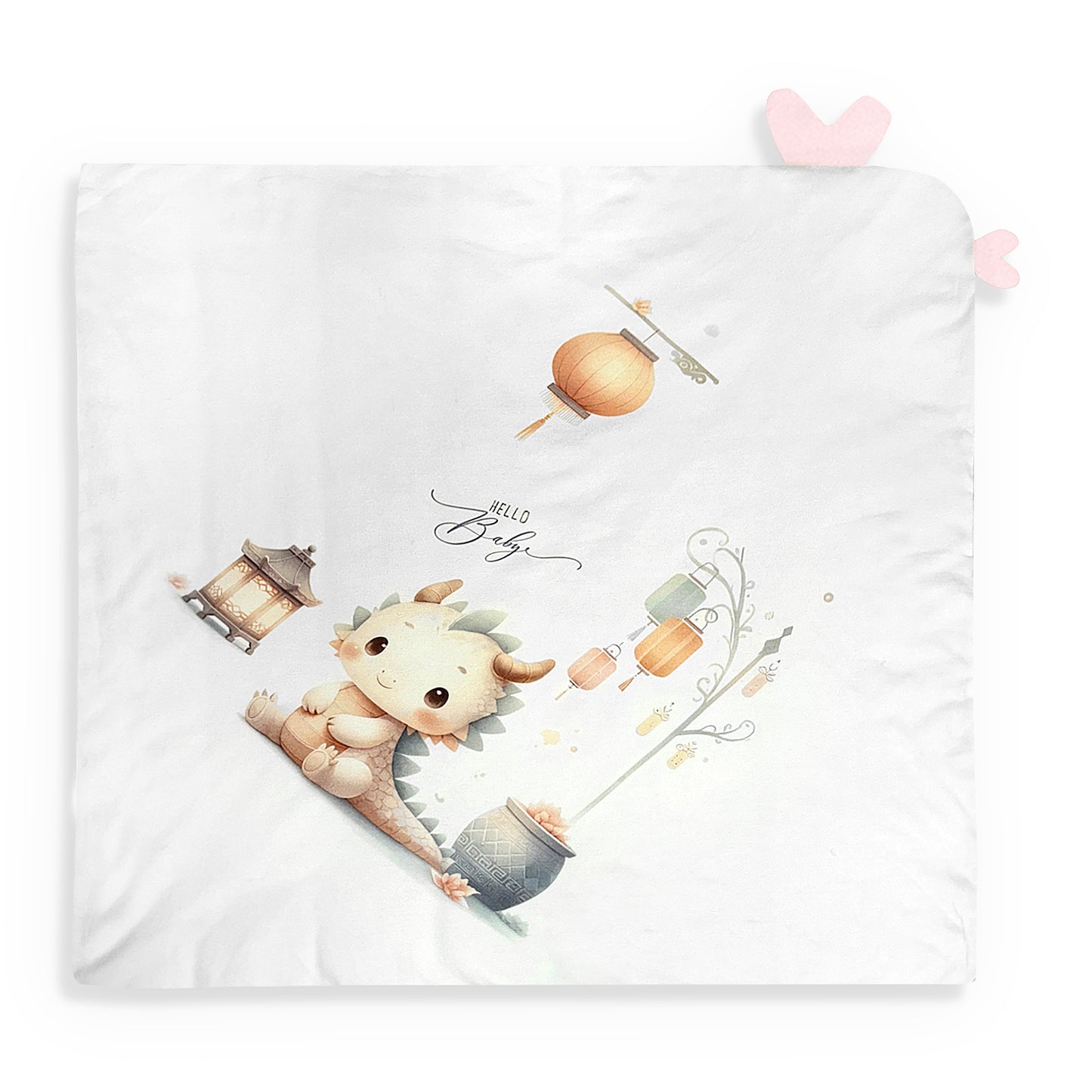 Pink Hooded Blanket Wrap