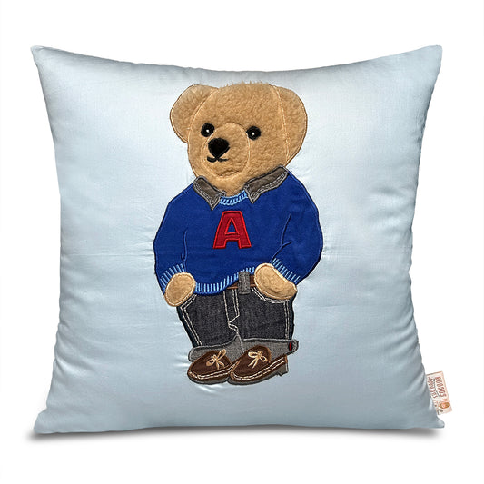 Cotton Teddy Boy Cushion