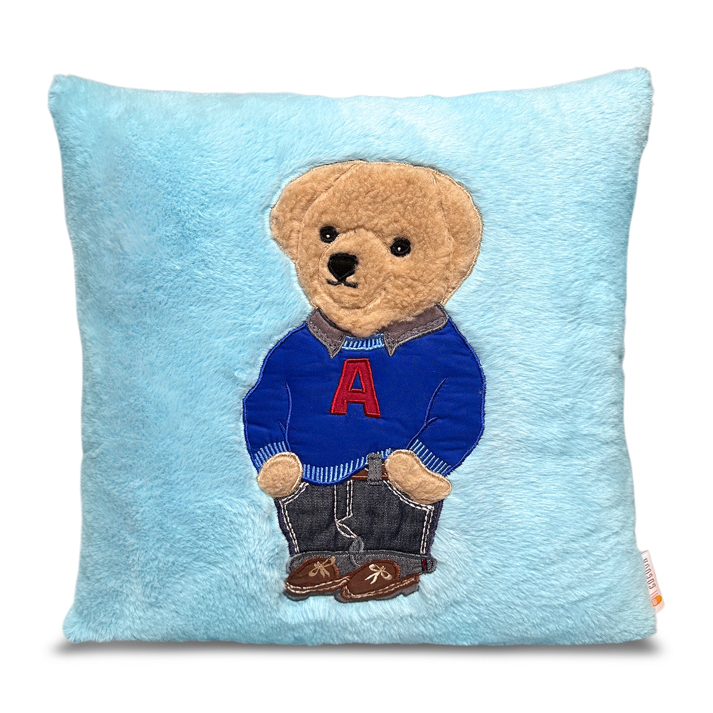 Plush Teddy Boy Cushion