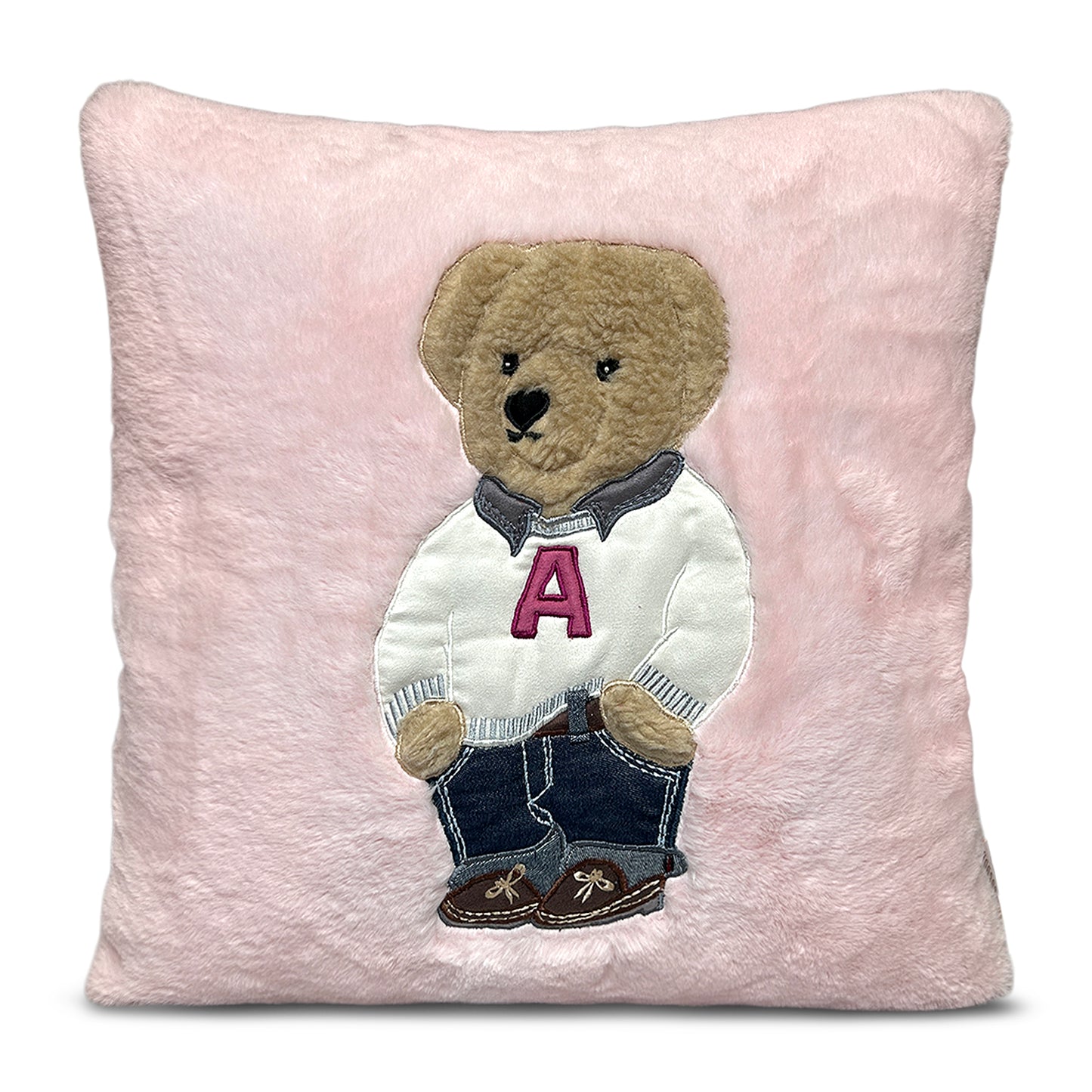 Plush Teddy Boy Cushion