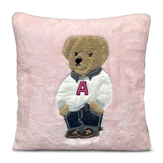 Plush Teddy Boy Cushion